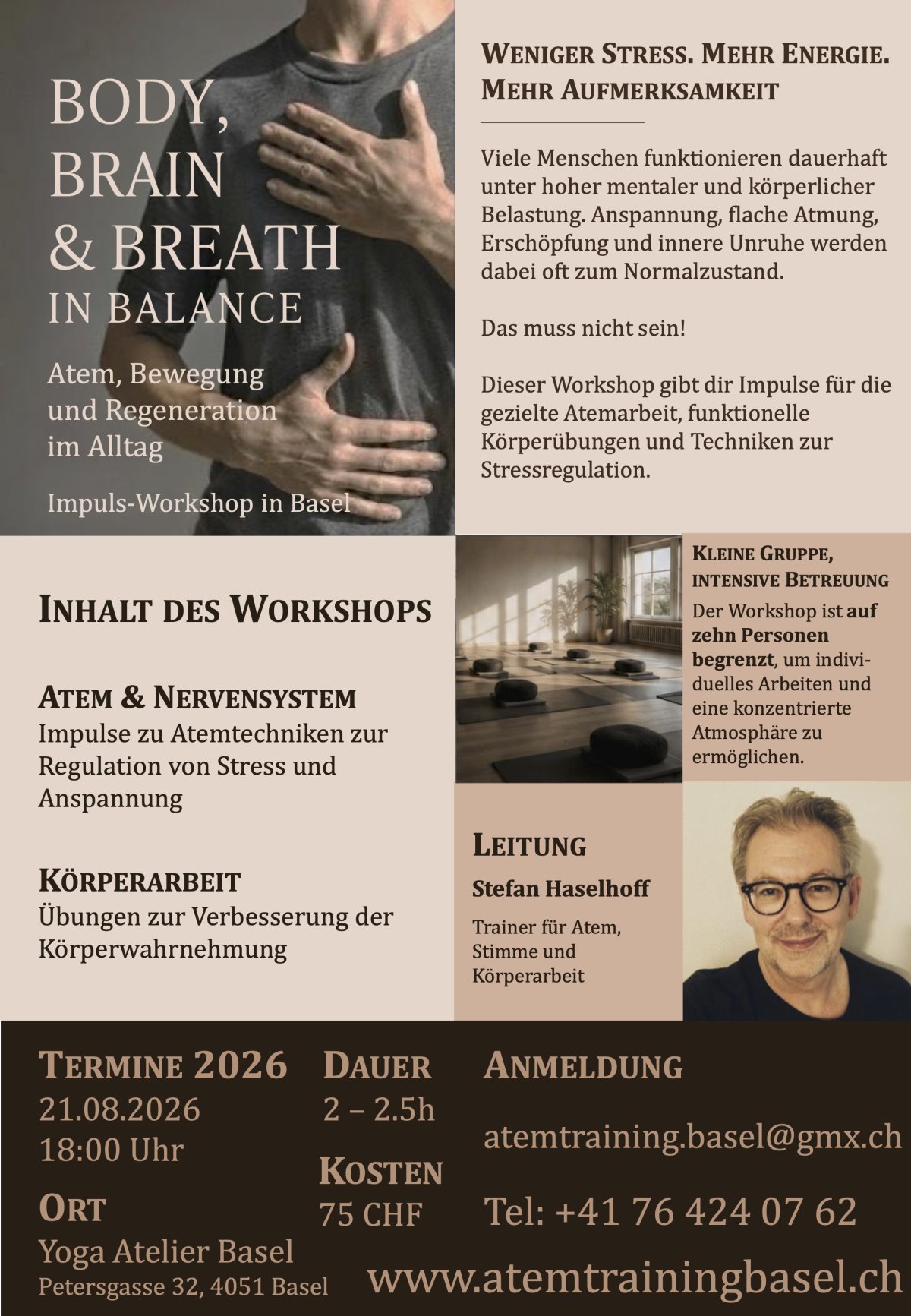 Body, brain and breath in balance